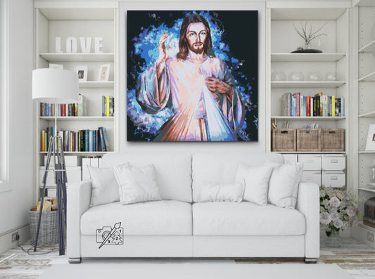 Paint by number - Jesus