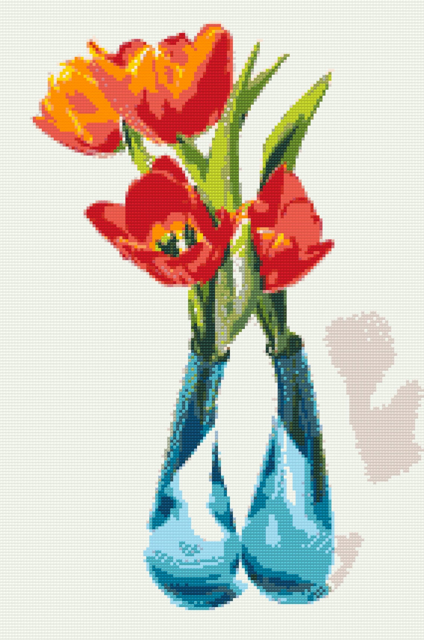 Diamond Paint - Tulipaner i en vase