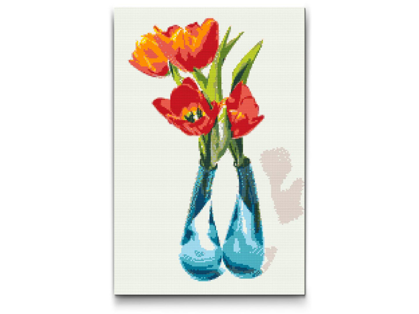 Diamond Paint - Tulipaner i en vase