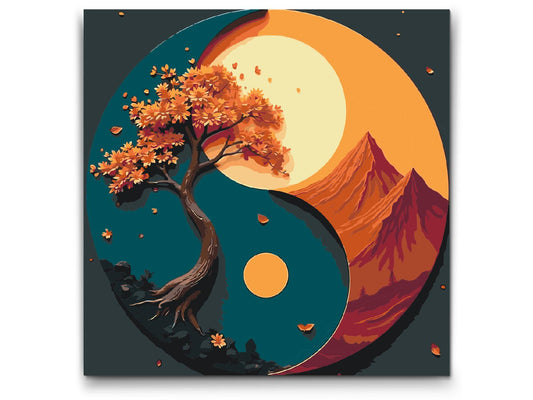 Paint by number - Jin Jang - Efterårsdag og -nat