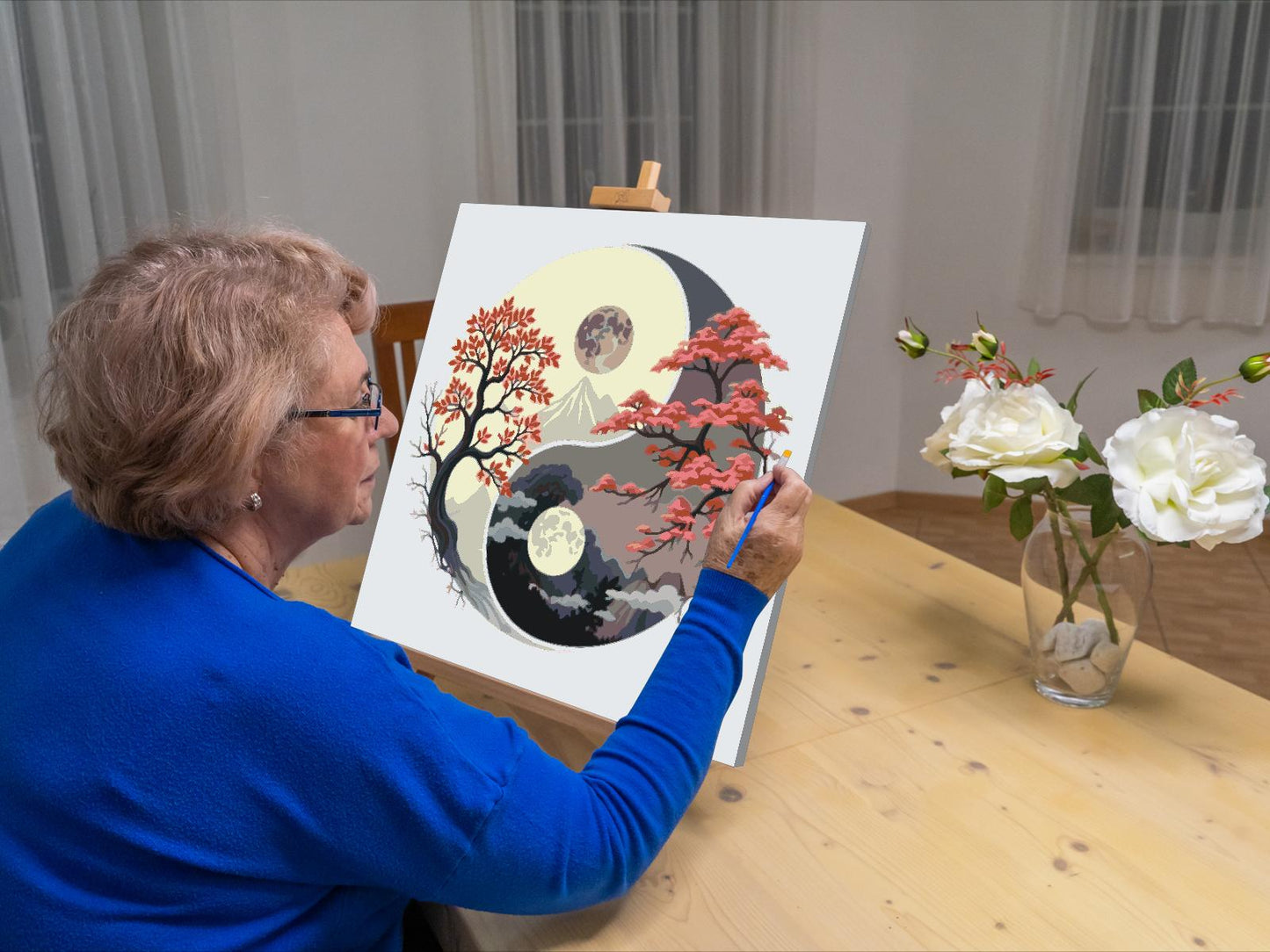 Paint by number - Jin Jang - Dag og nat