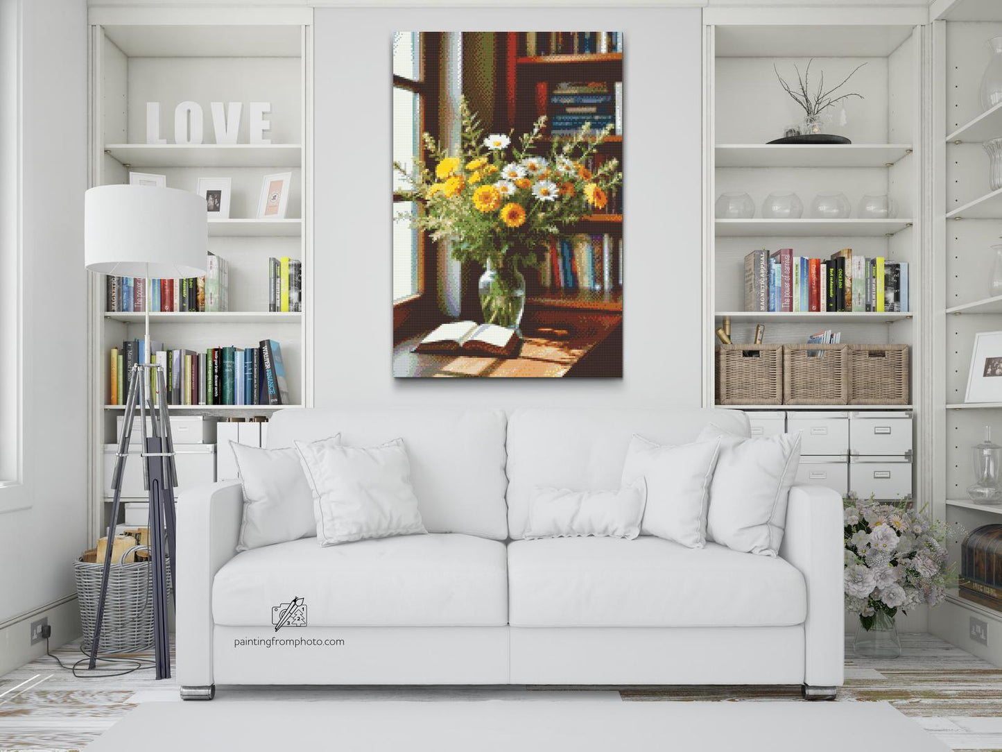 Diamond Paint - Buket engblomster