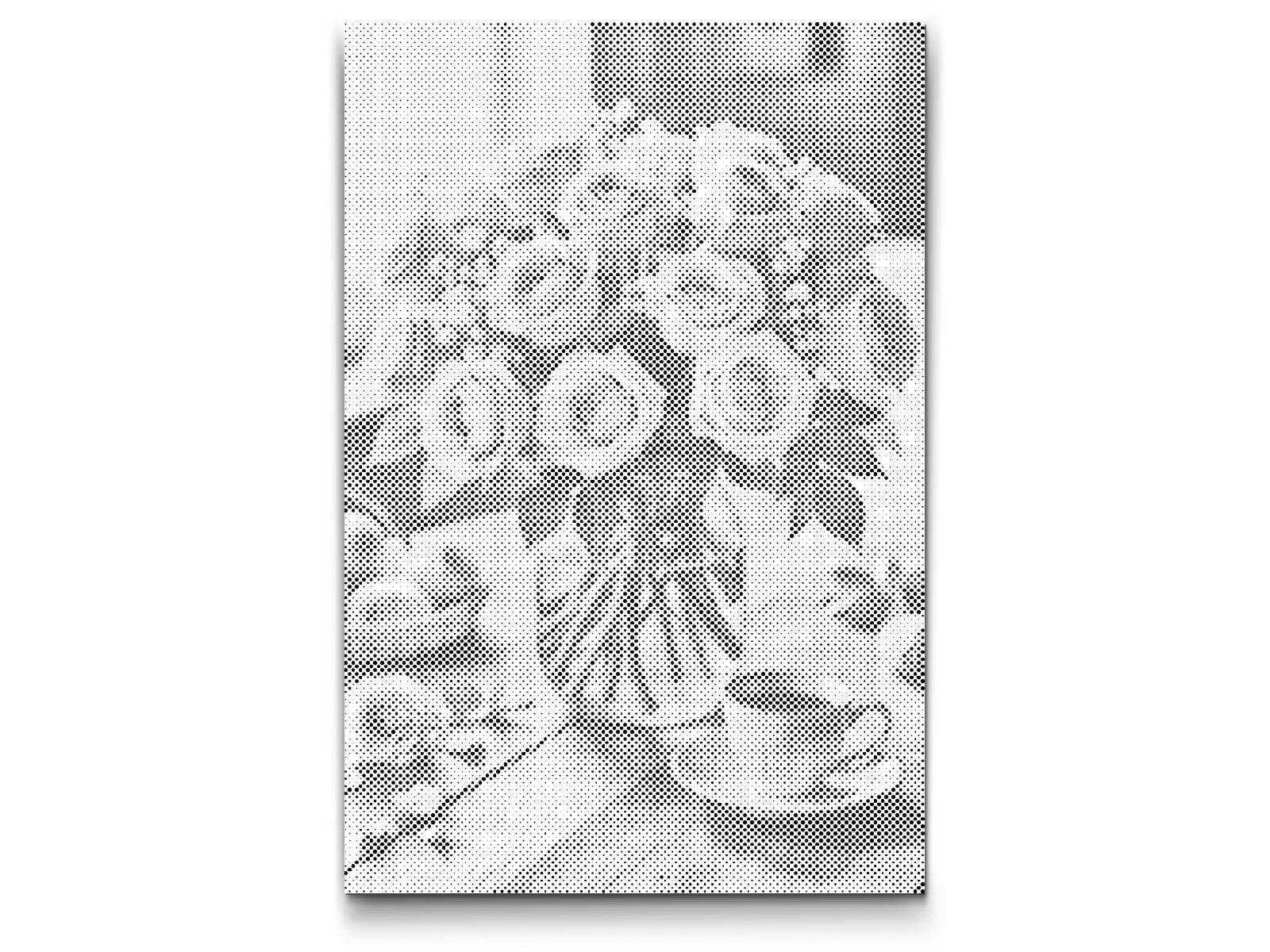Dotting - Buket roser i en vase