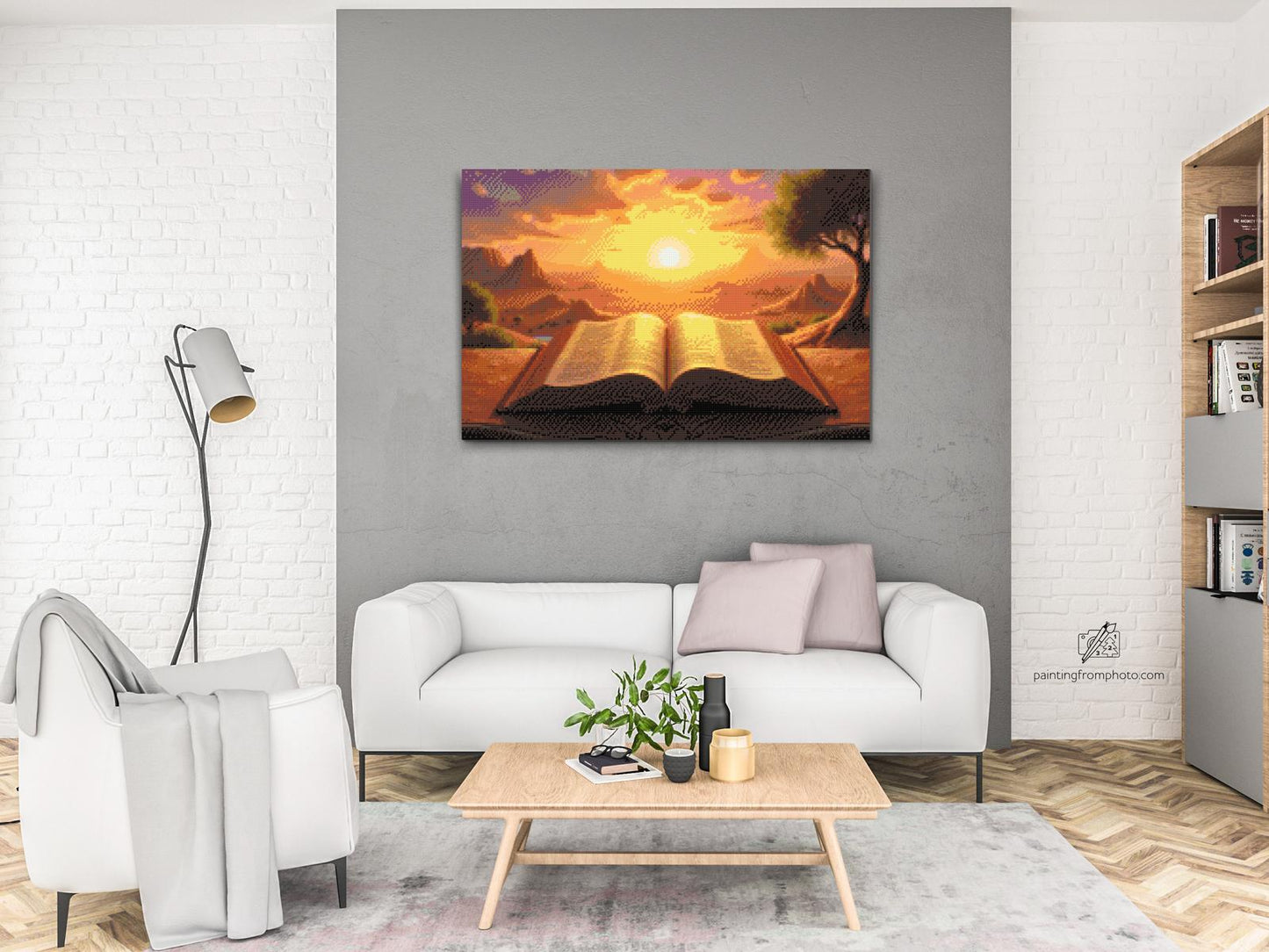 Diamond Paint - Bibelen ved solnedgang