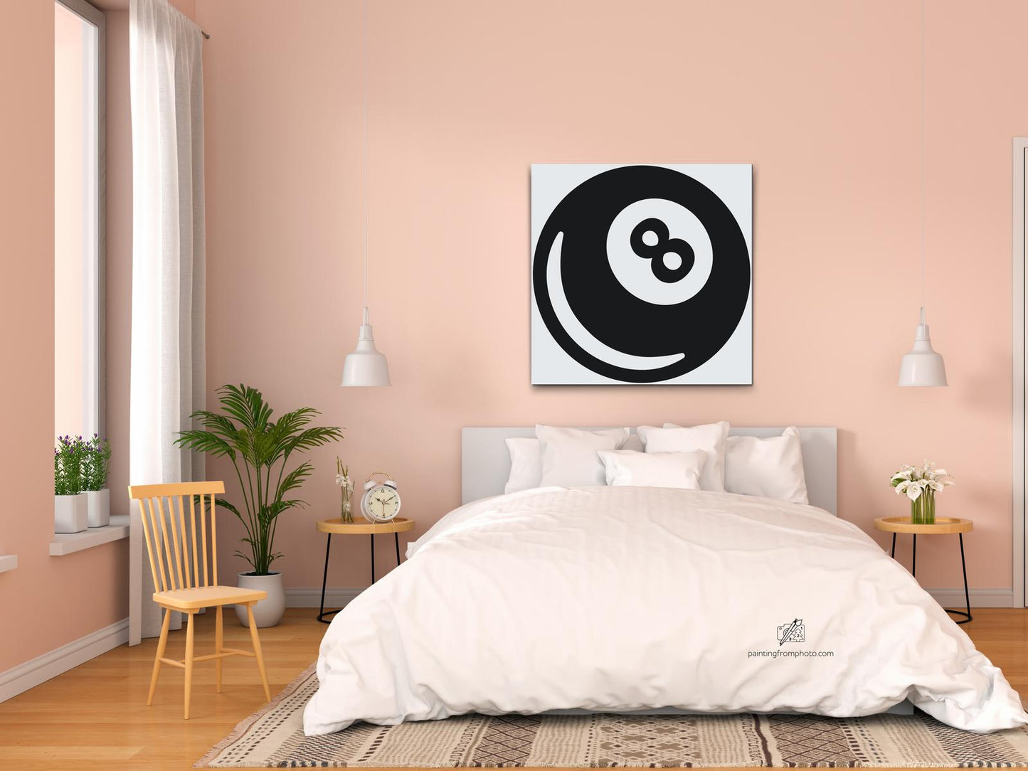 Paint by number - Billardkugle