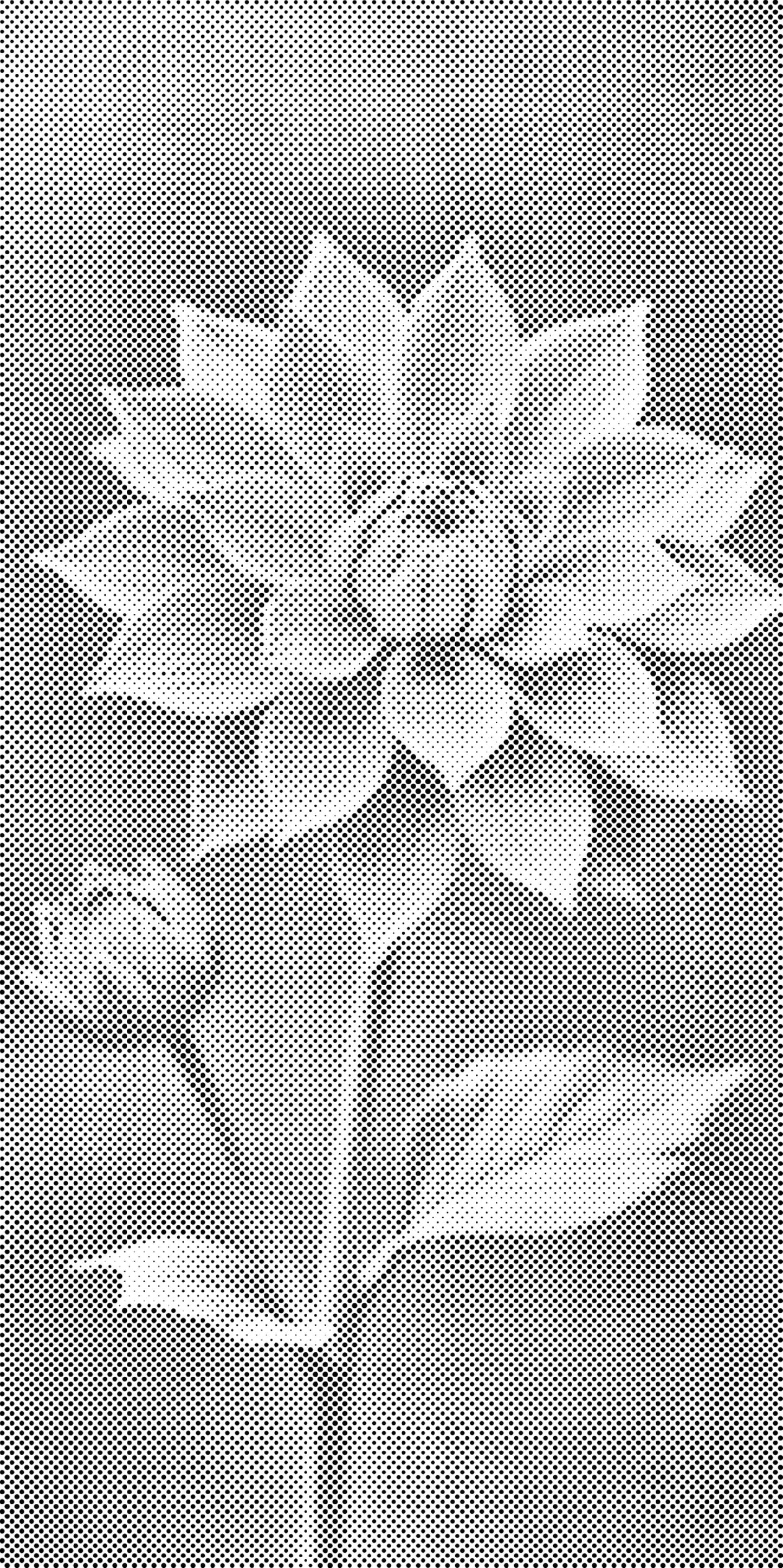 Dotting - Blå blomst