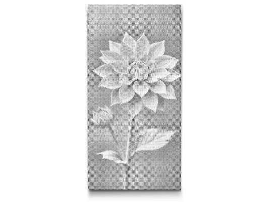 Dotting - Blå blomst