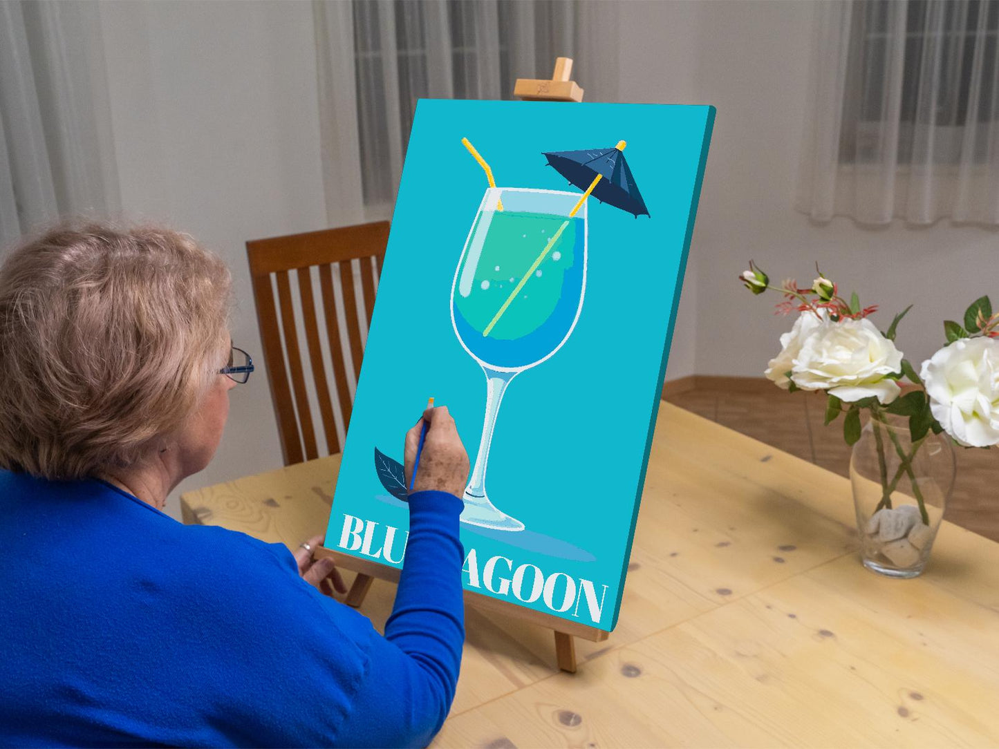 Paint by number - Den Blå Lagune
