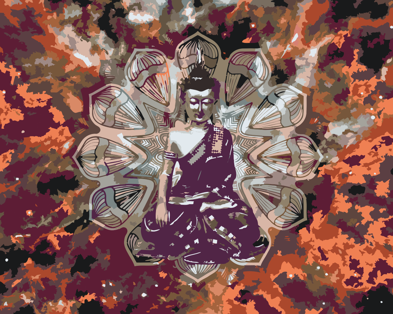 Paint by number - Buddha
