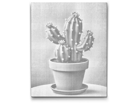 Dotting - Kaktus i en potte