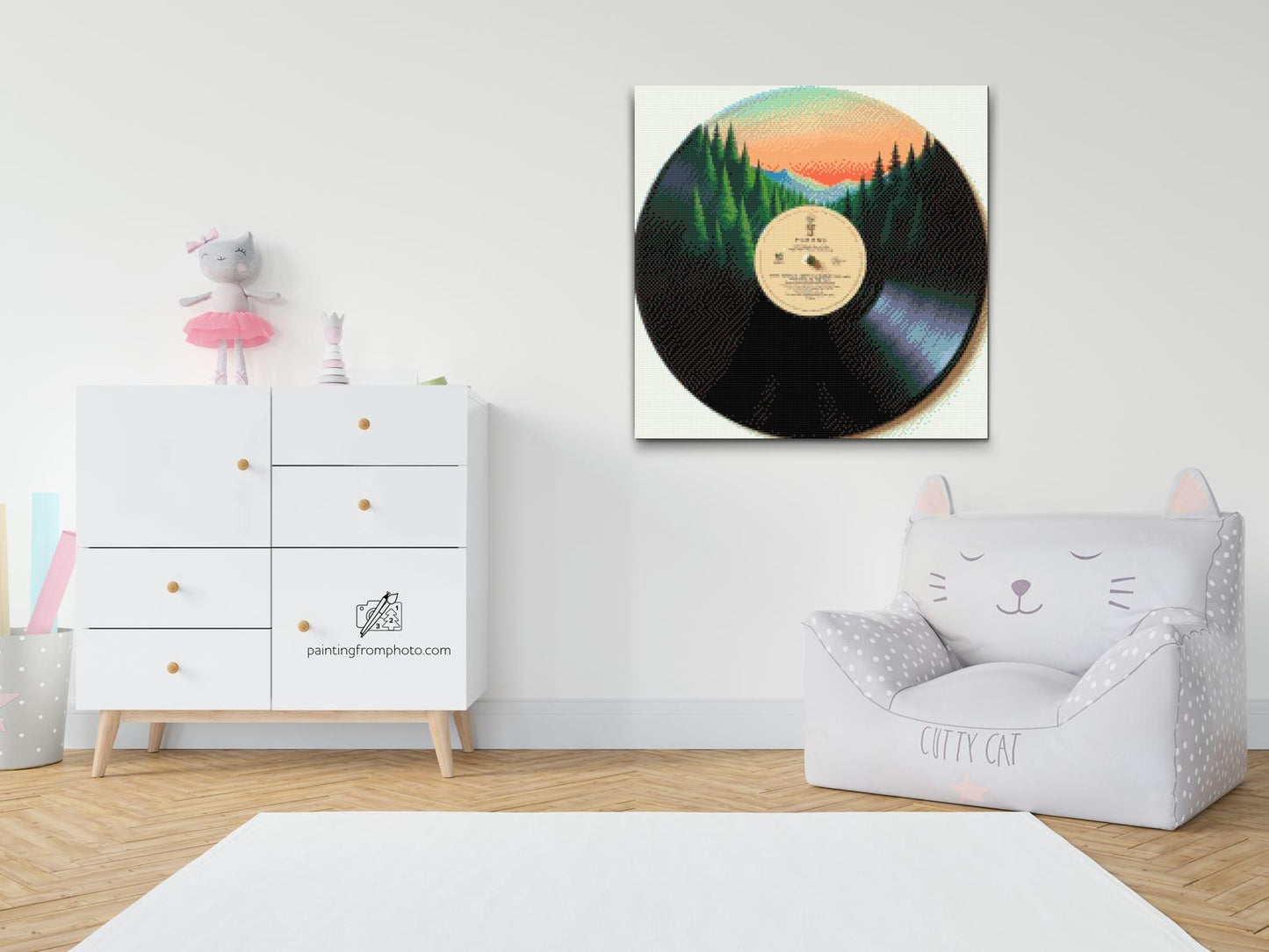 Diamond Paint - Vinylplade 1