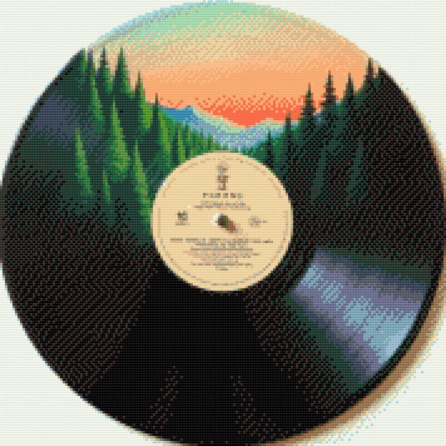 Diamond Paint - Vinylplade 1
