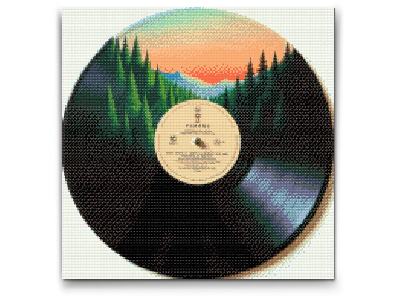 Diamond Paint - Vinylplade 1
