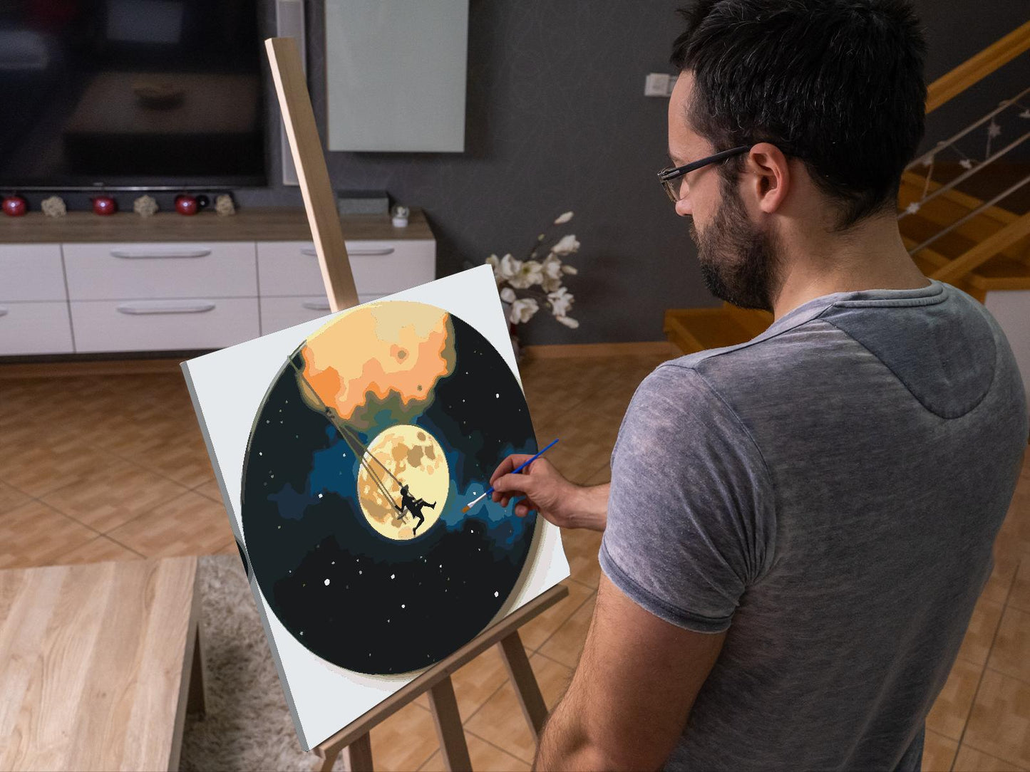 Paint by number - Vinylplade – Swing by the moon