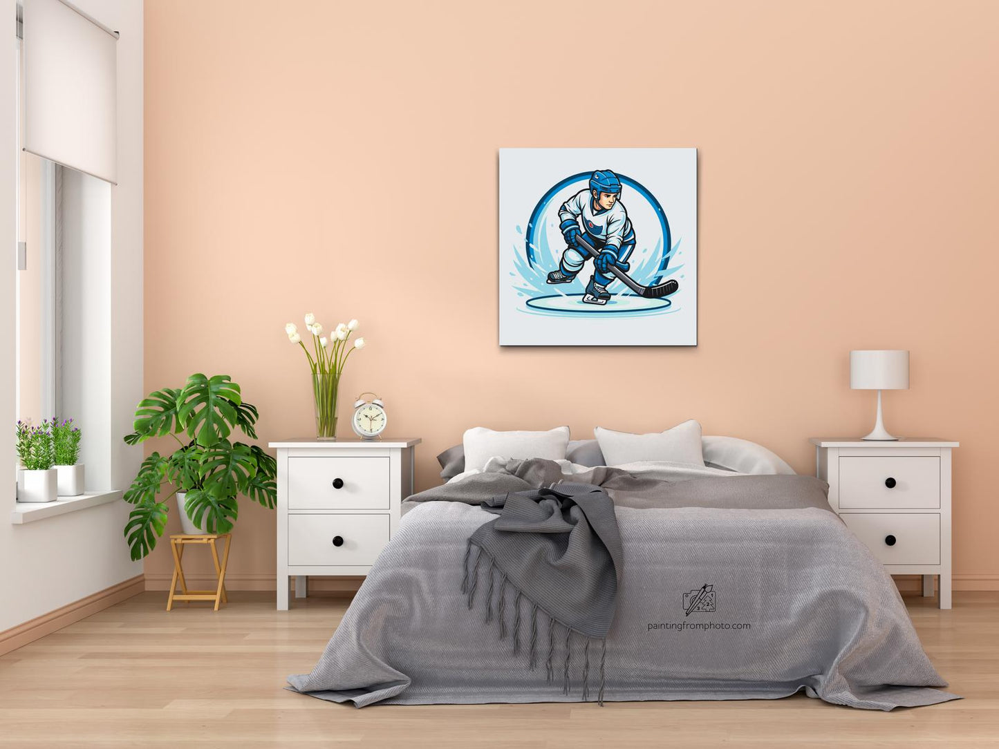 Paint by number - Hockeyspiller