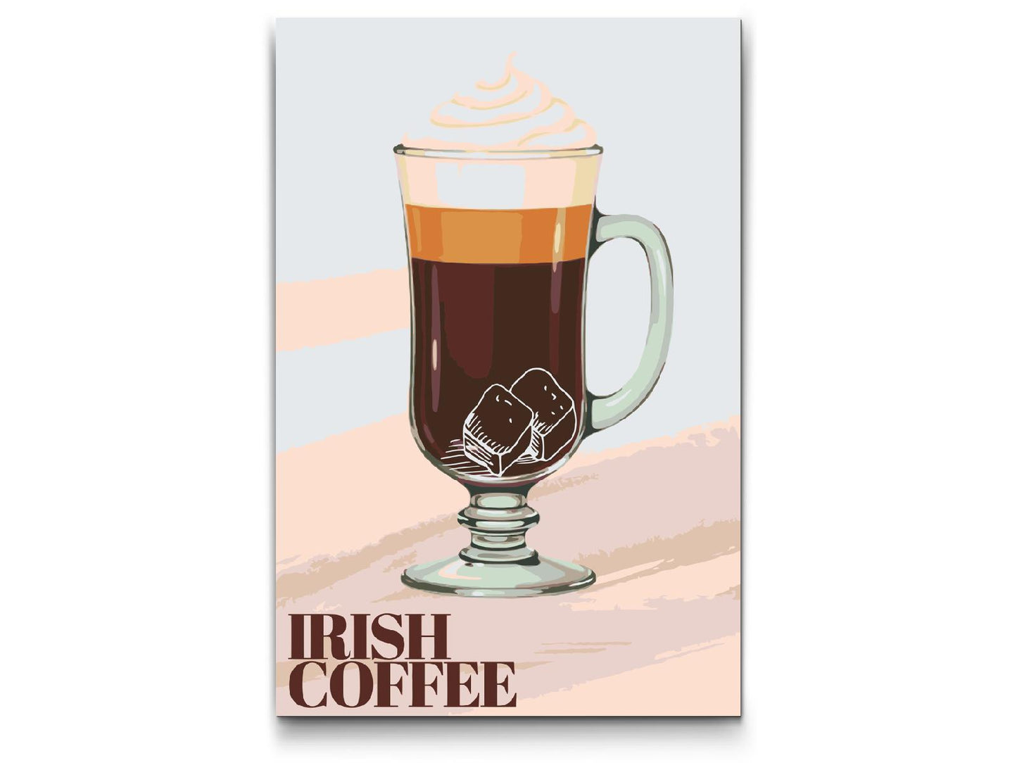 Paint by number - Irish Coffee