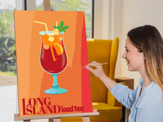 Paint by number - Long Island Iced Tea