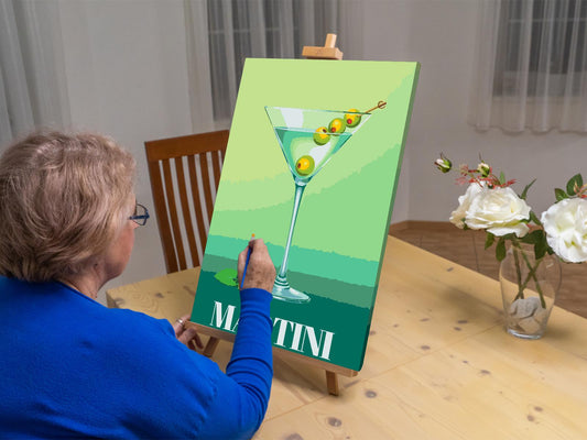 Paint by number - Martini