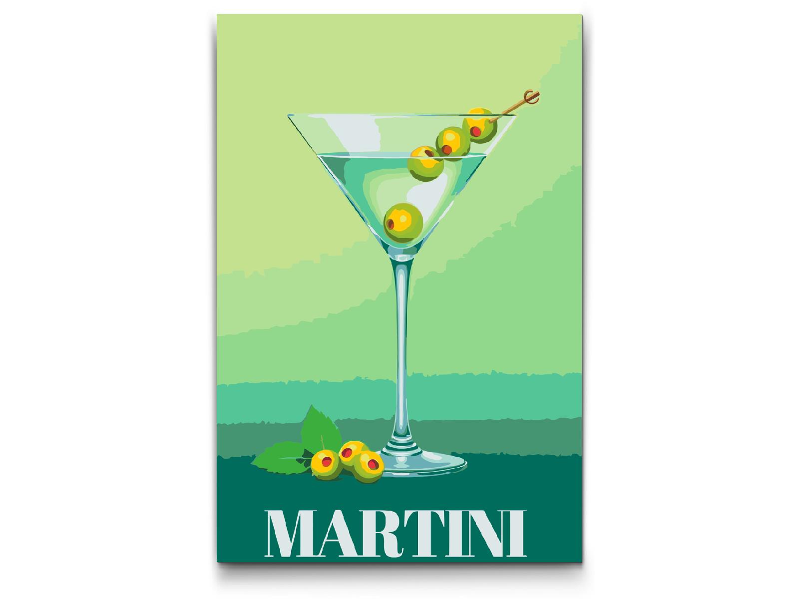 Paint by number - Martini