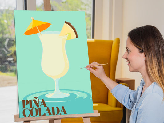 Paint by number - Piña colada