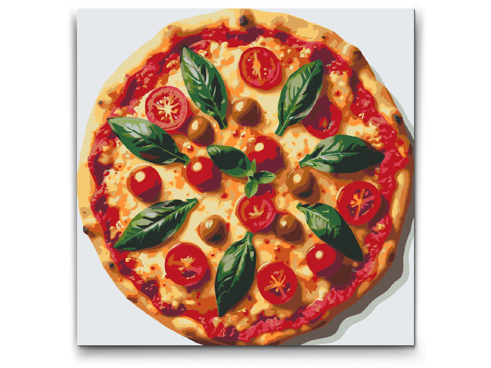 Paint by number - Pizza