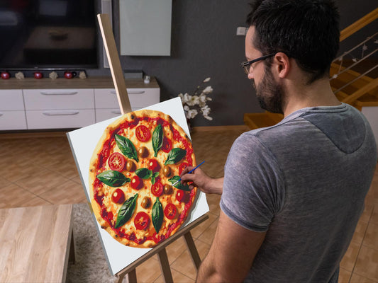 Paint by number - Pizza