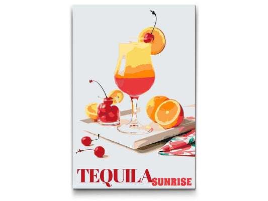 Paint by number - Tequila solopgang