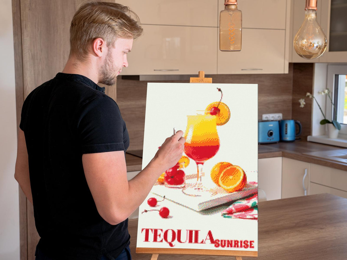 Diamond Paint - Tequila solopgang