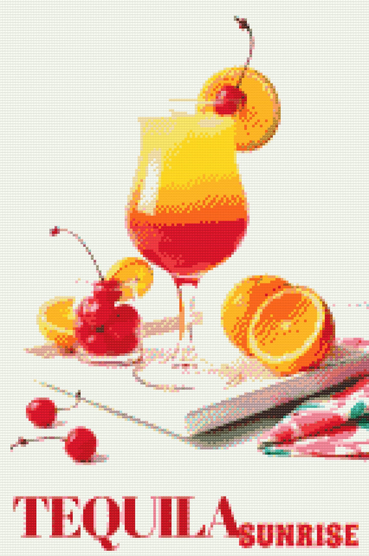 Diamond Paint - Tequila solopgang