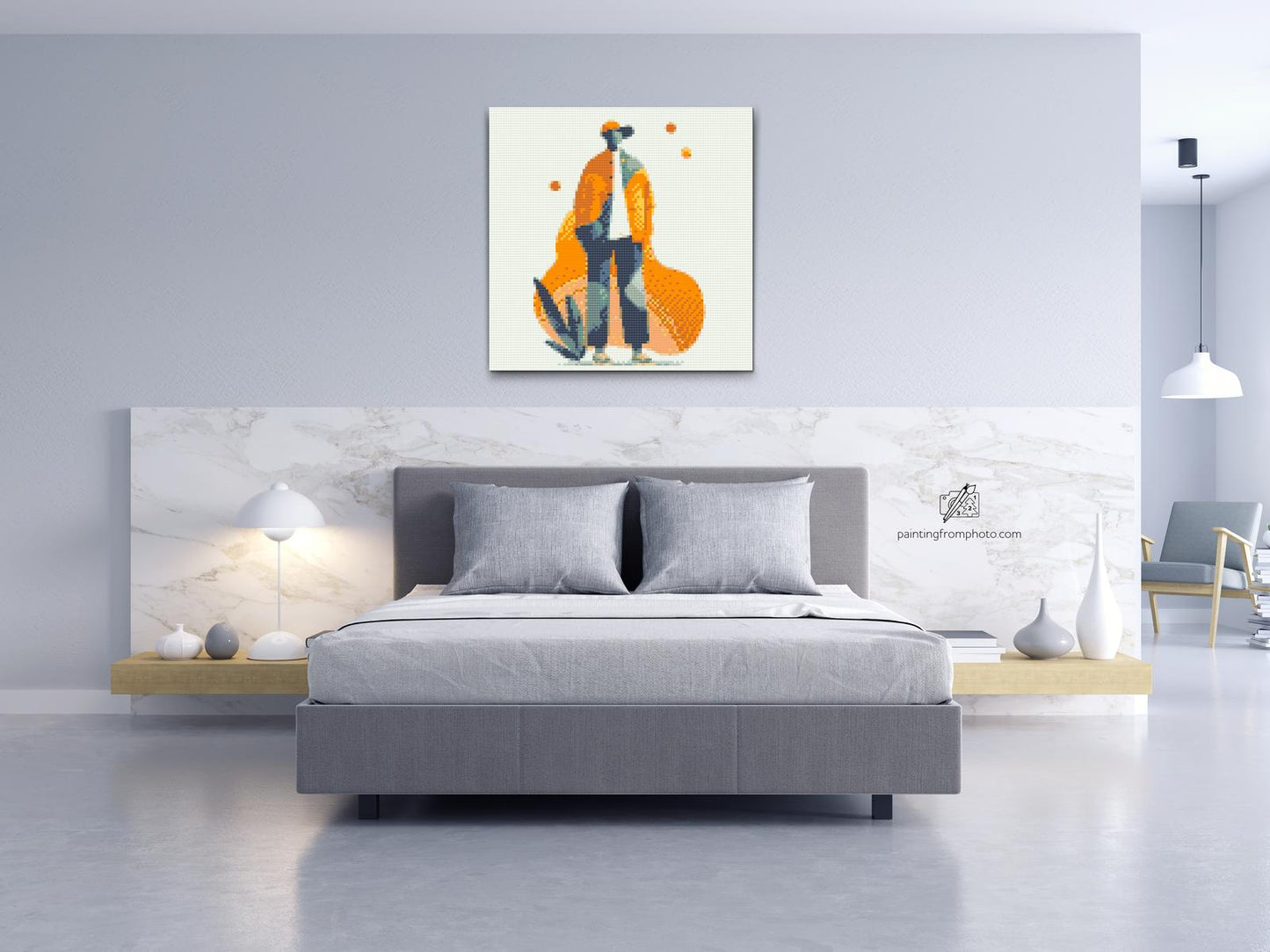 Diamond Paint - Illustration - Futuristisk mand