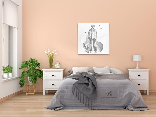 Dotting - Illustration - Futuristisk mand