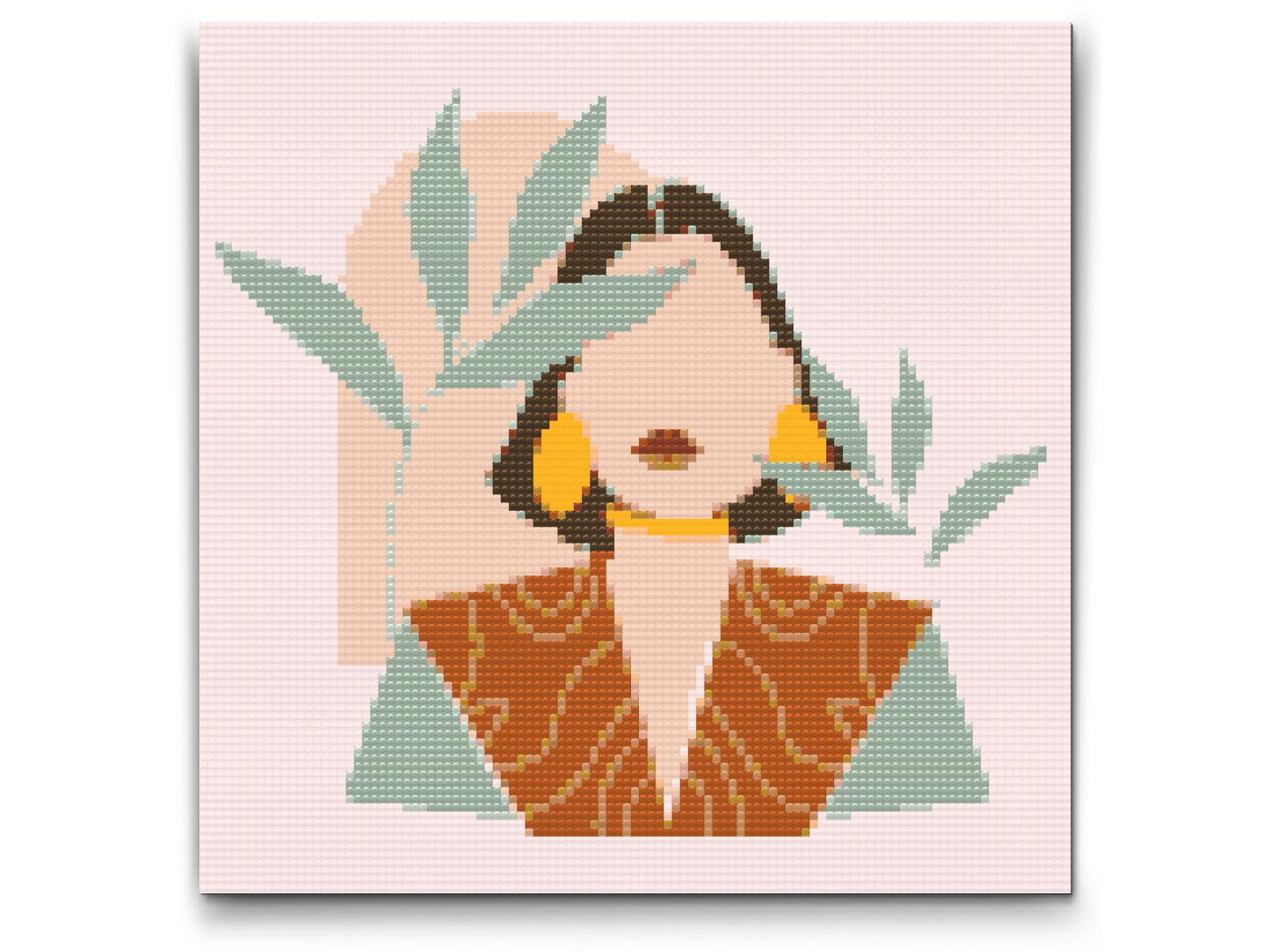 Diamond Paint - Illustration - Moderne kvinde