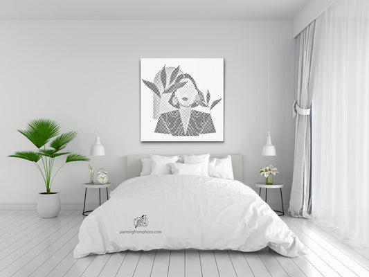 Dotting - Illustration - Moderne kvinde