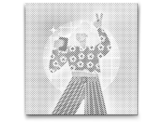 Dotting - Illustration - Blond kvinde