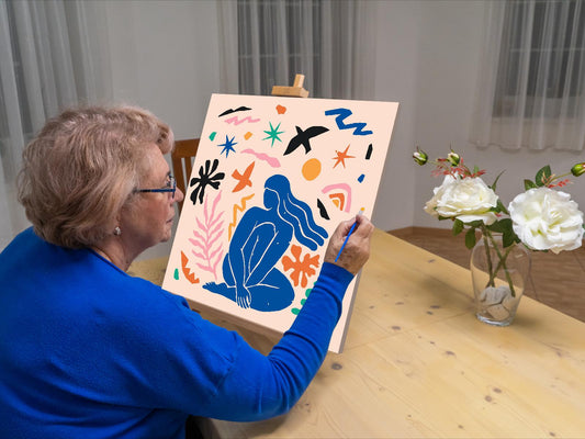 Paint by number - Illustration - Feminitet