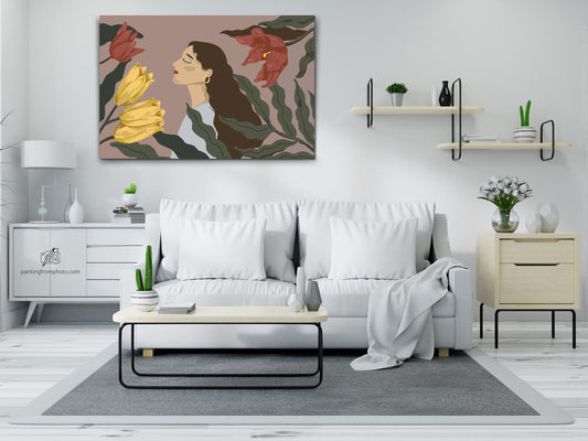 Paint by number - Illustration - Femininitet 2