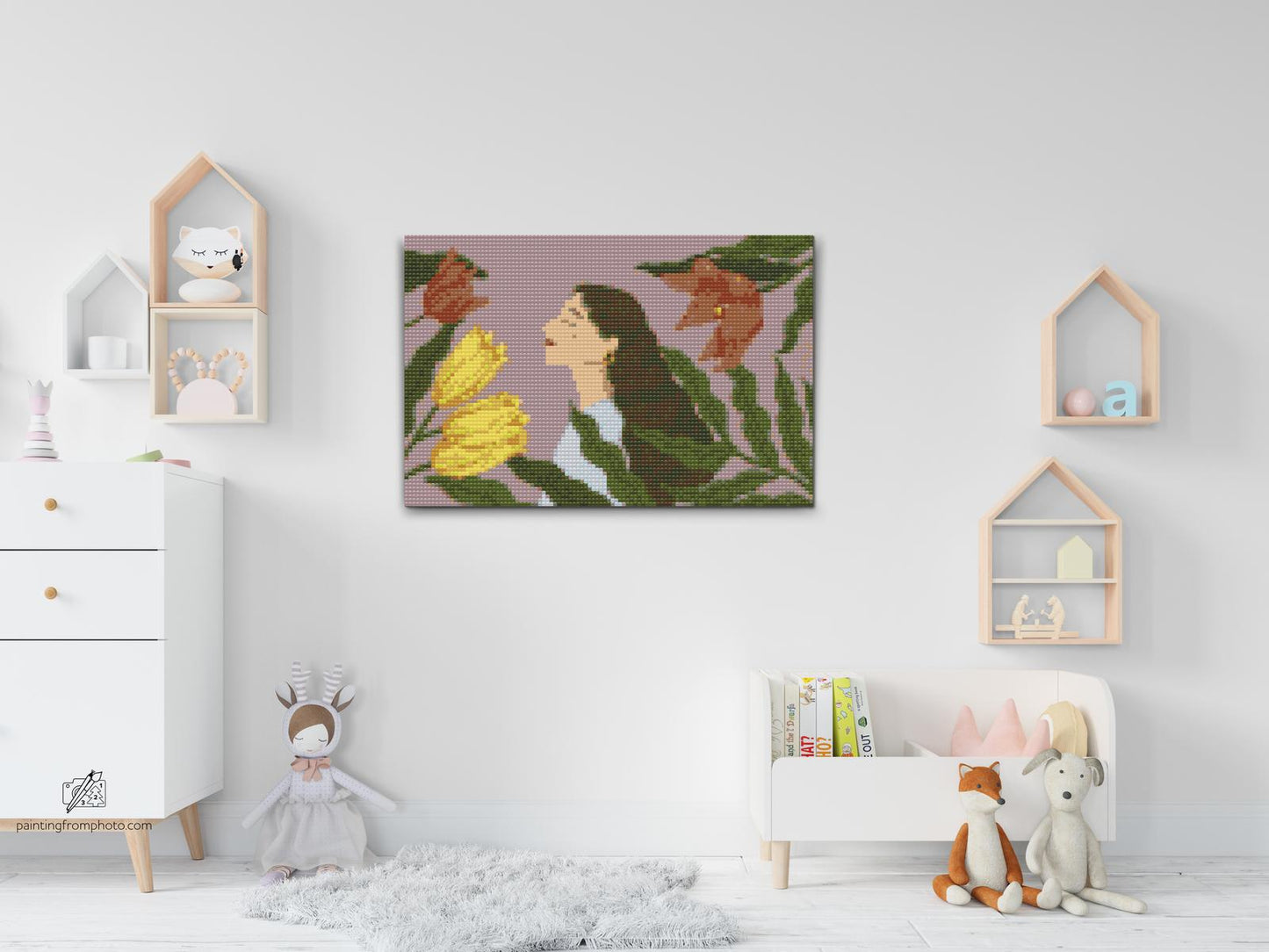 Diamond Paint - Illustration - Femininitet 2