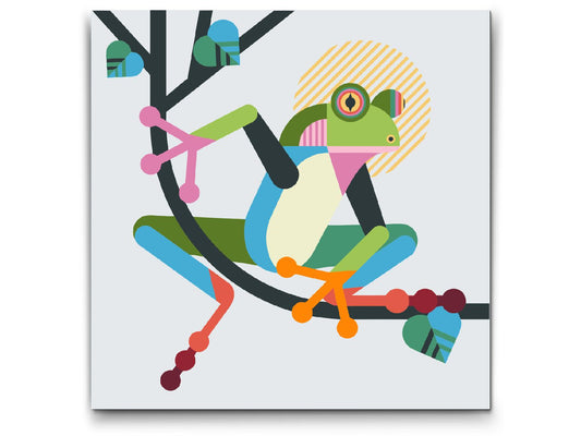 Paint by number - Illustration - Frø