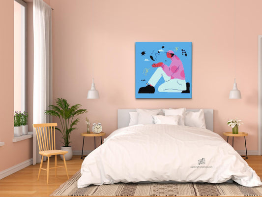 Diamond Paint - Illustration - Mand