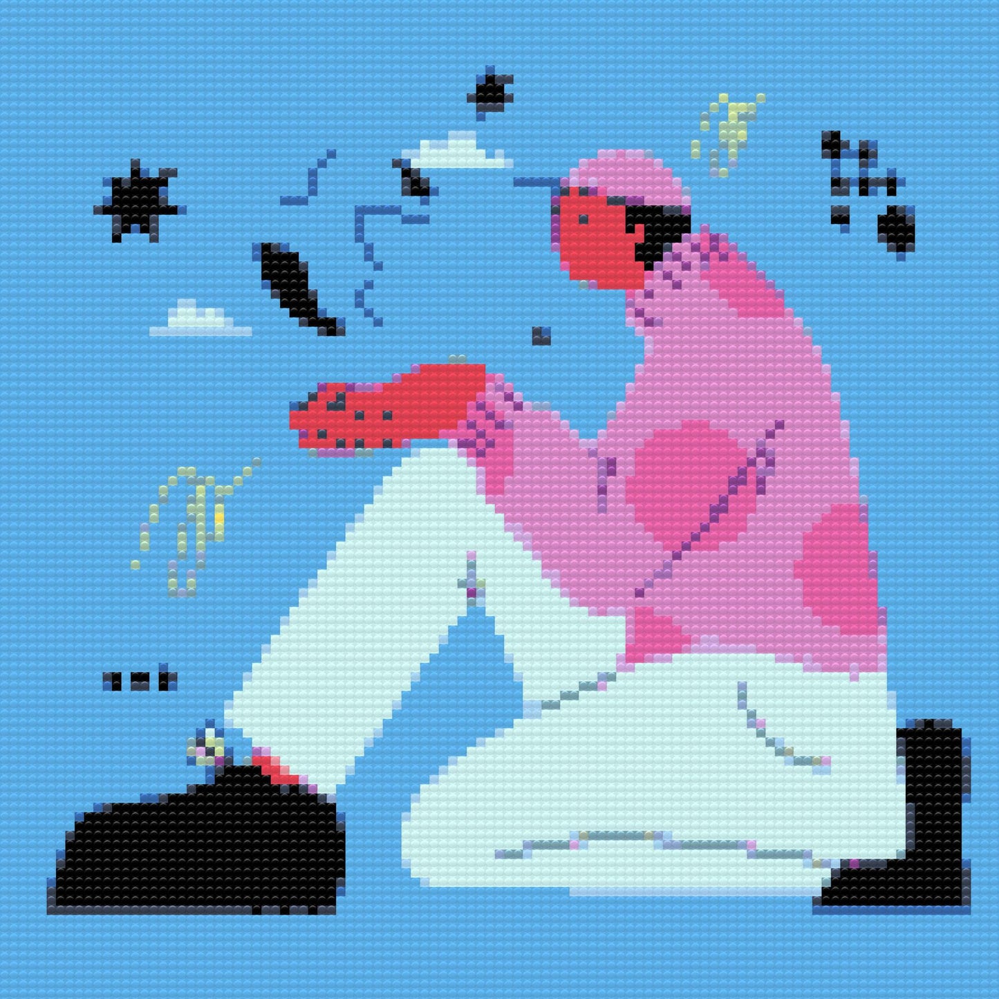 Diamond Paint - Illustration - Mand