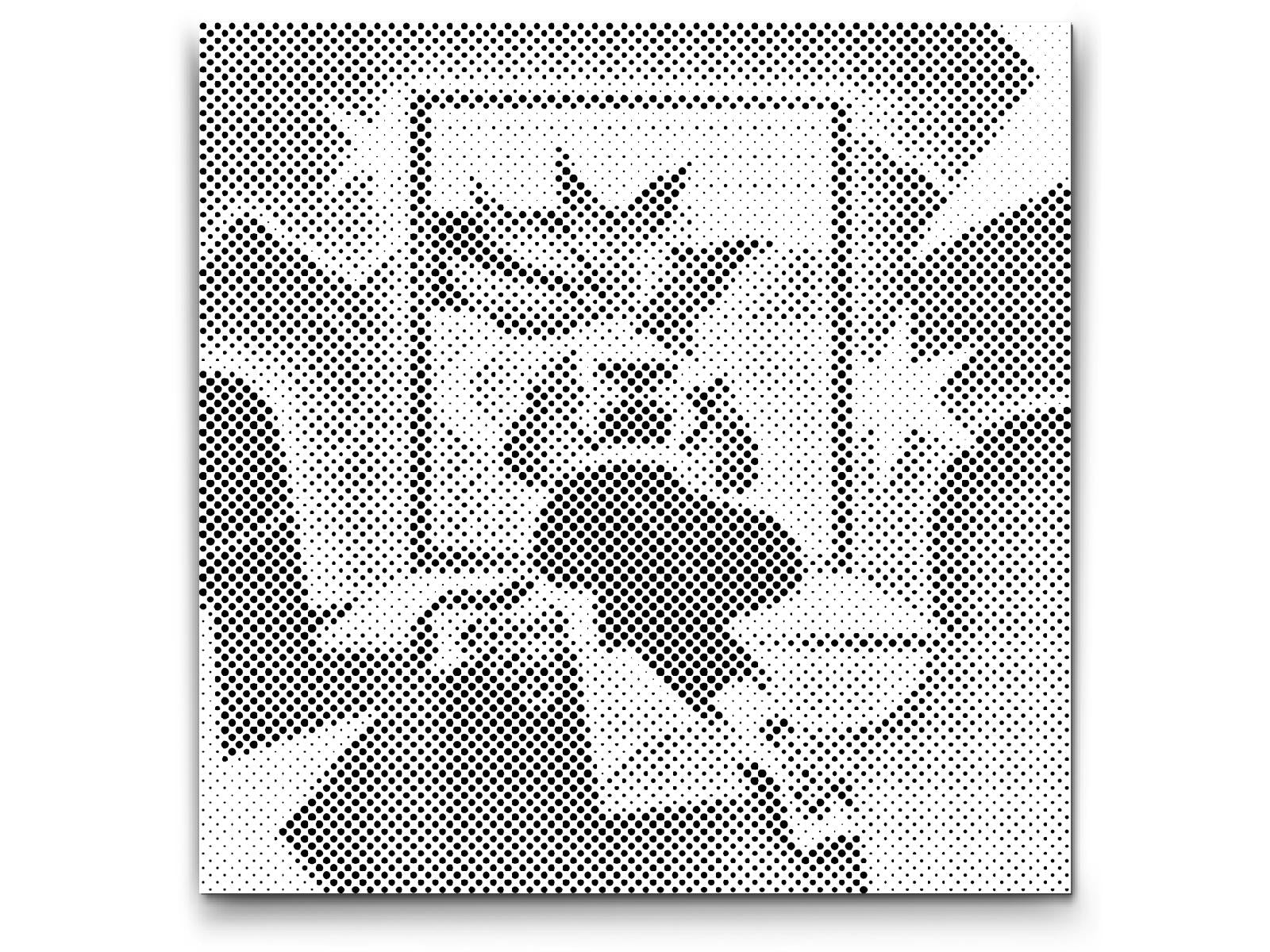 Dotting - Illustration - Pige ved vinduet