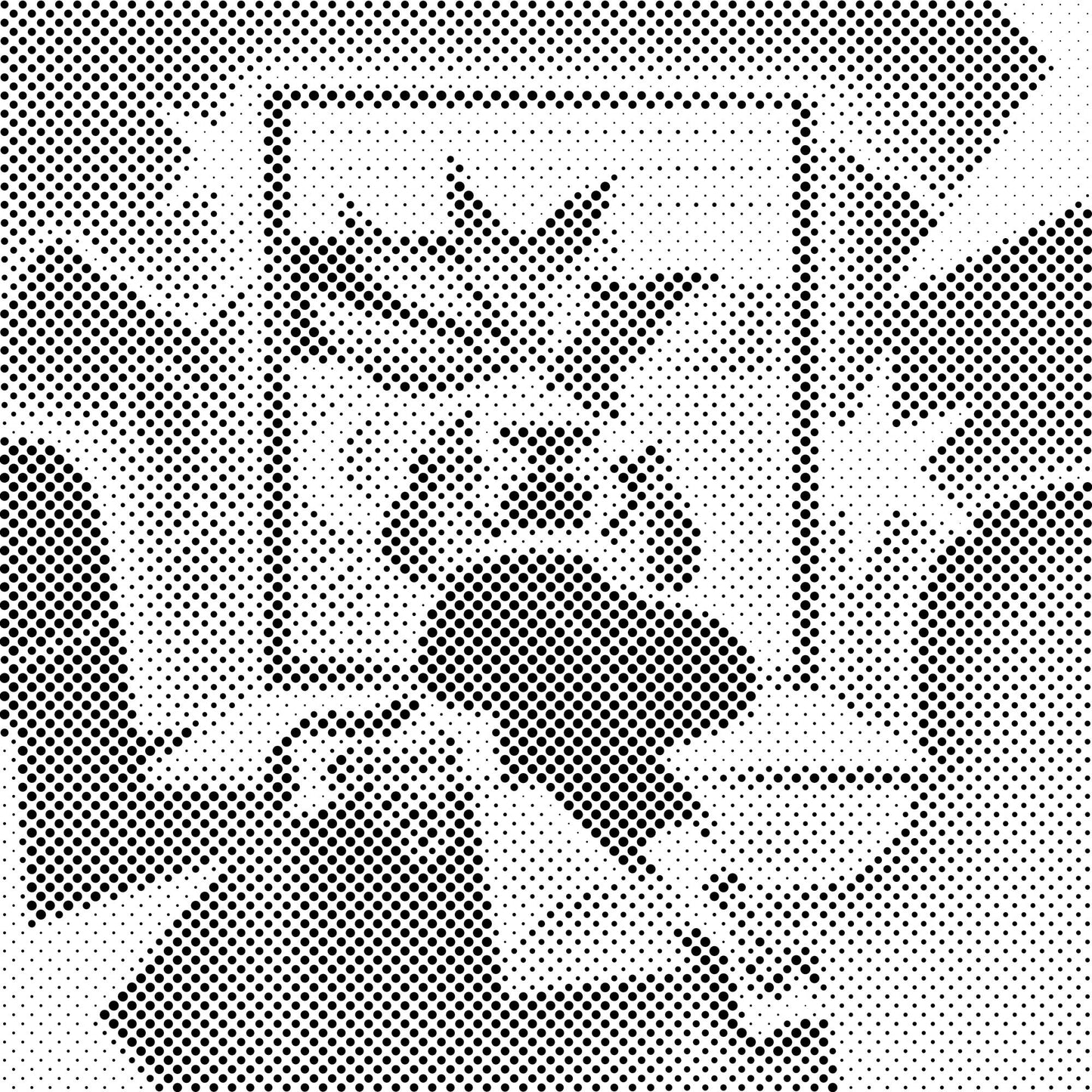 Dotting - Illustration - Pige ved vinduet