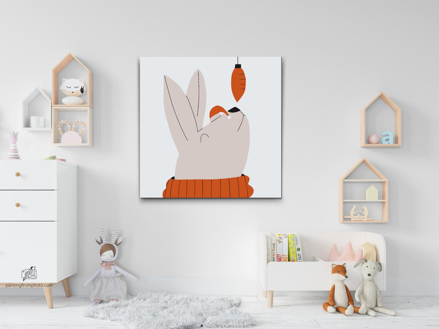 Paint by number - Illustration - Kanin