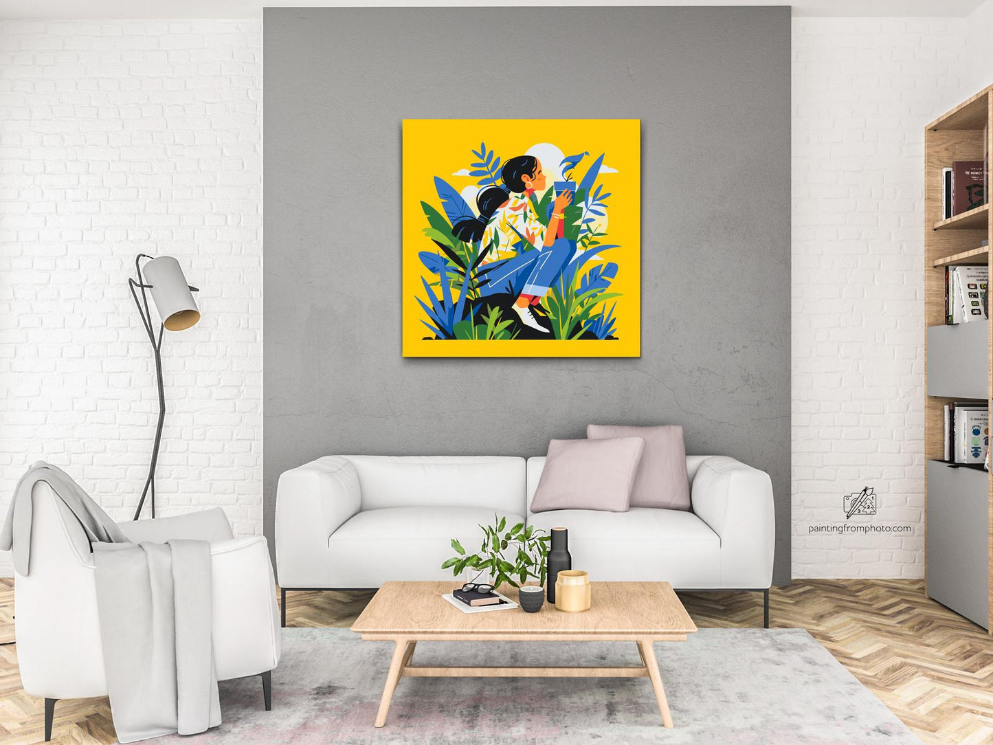 Paint by number - Illustration - Kontemplation