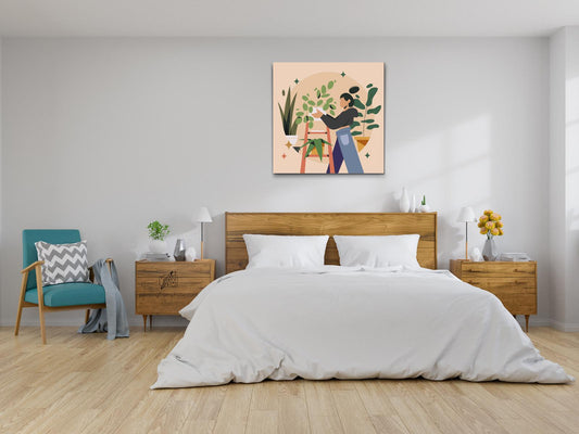 Paint by number - Illustration - Stueplanter 1