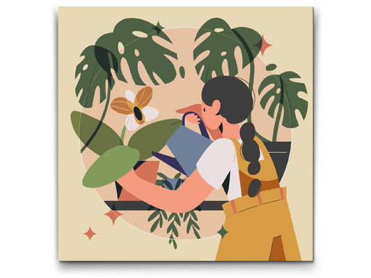 Paint by number - Illustration - Stueplanter 3