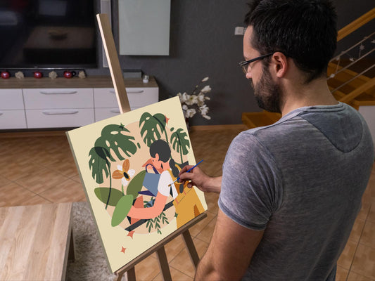 Paint by number - Illustration - Stueplanter 3