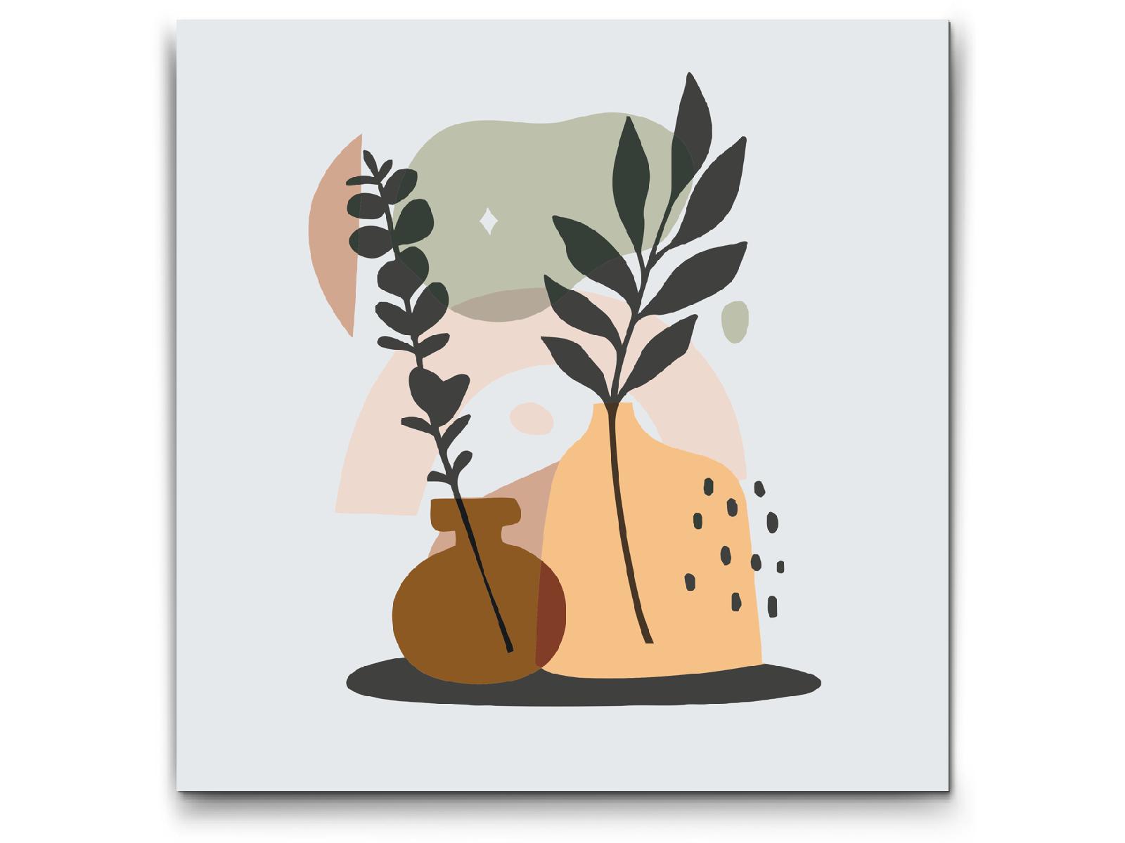 Paint by number - Illustration - Blomster i en vase