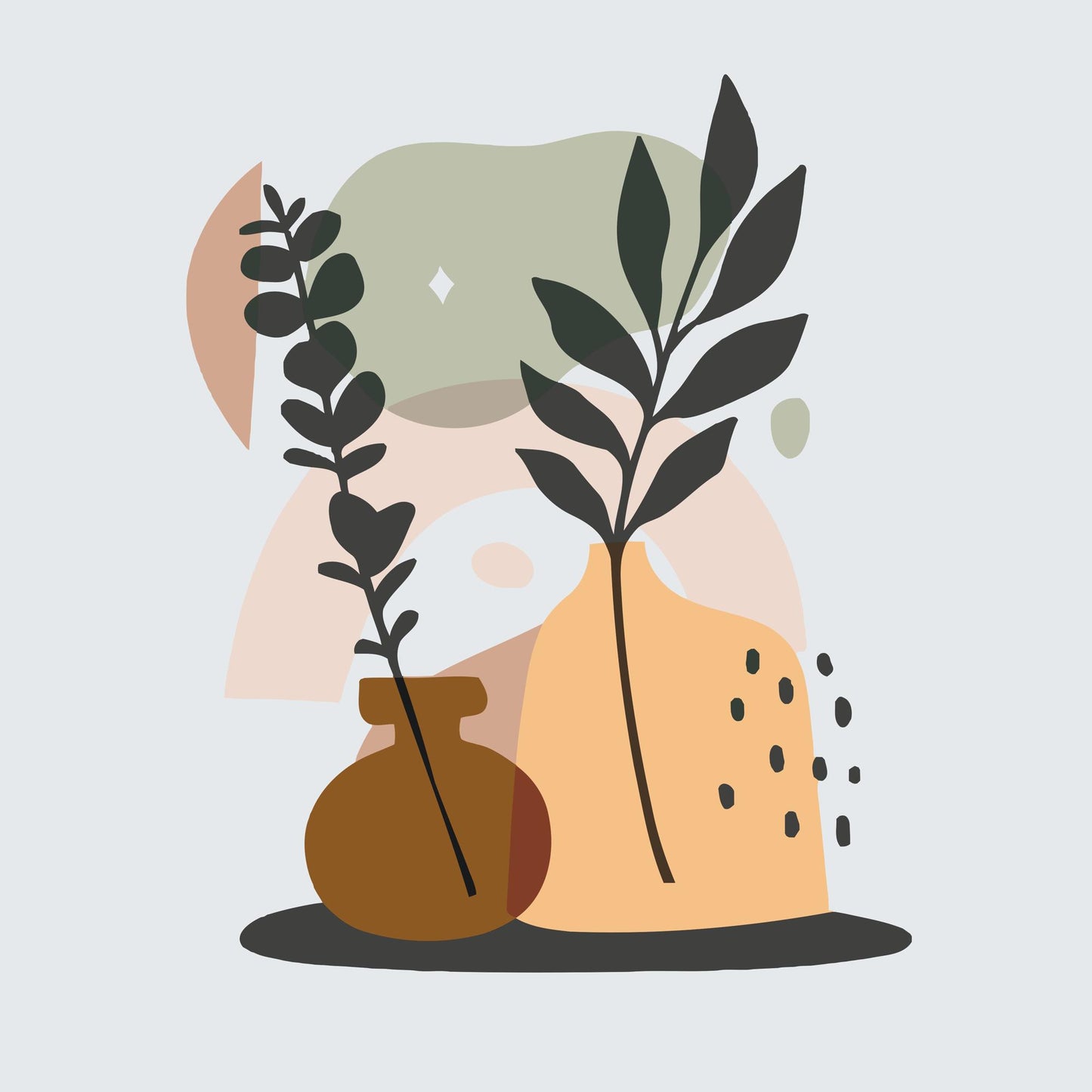 Paint by number - Illustration - Blomster i en vase