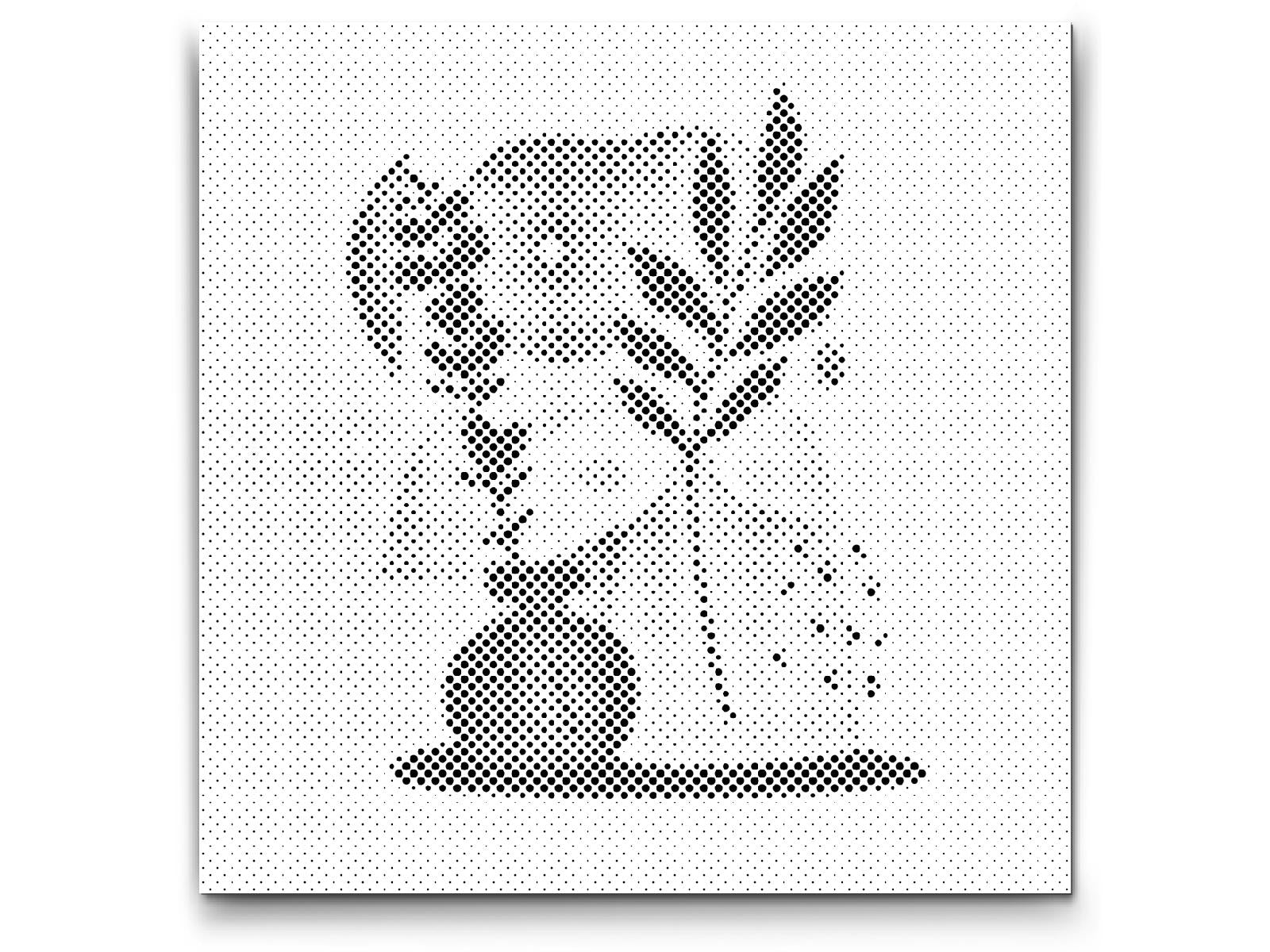 Dotting - Illustration - Blomster i en vase